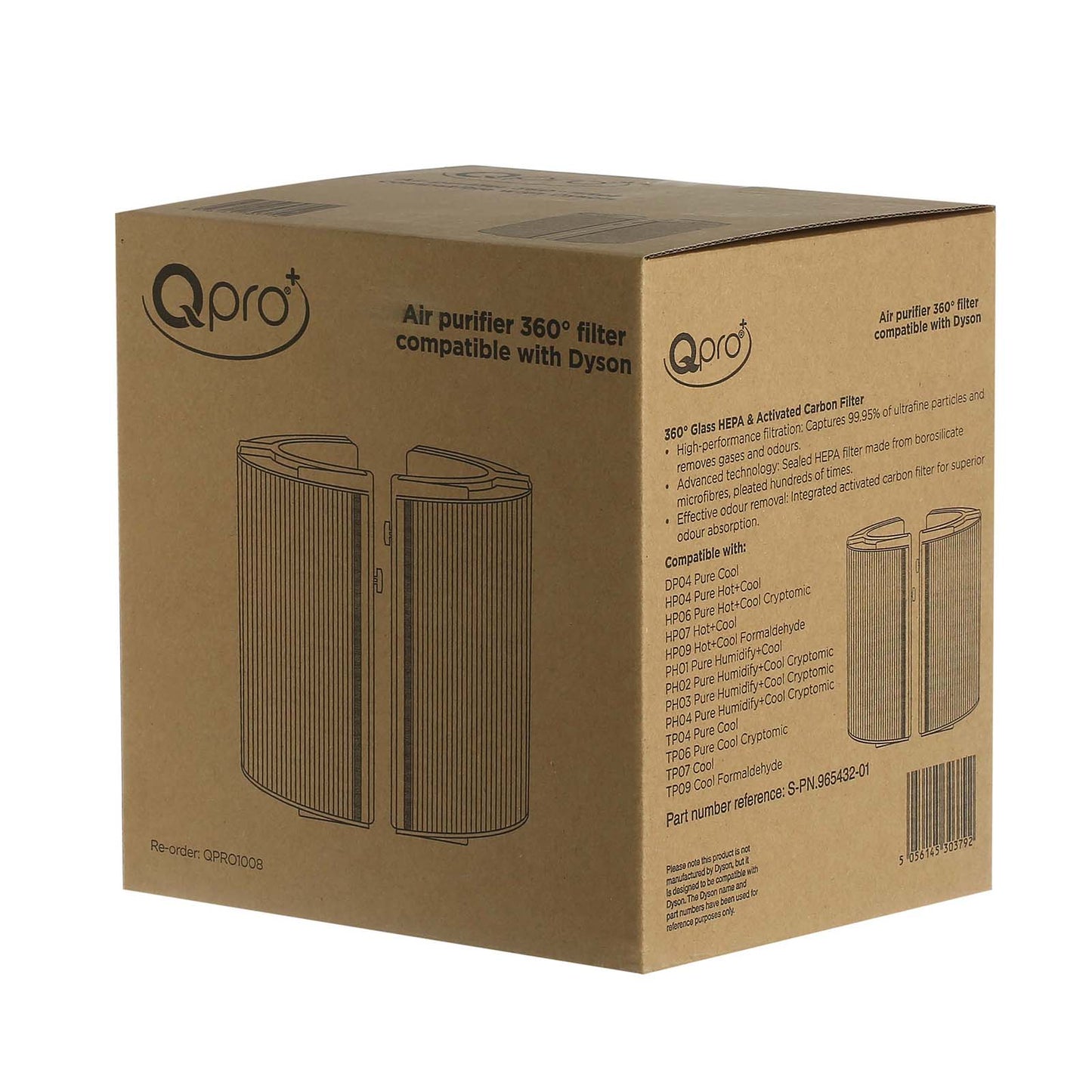 Dyson Desk or Tower Fan Filter