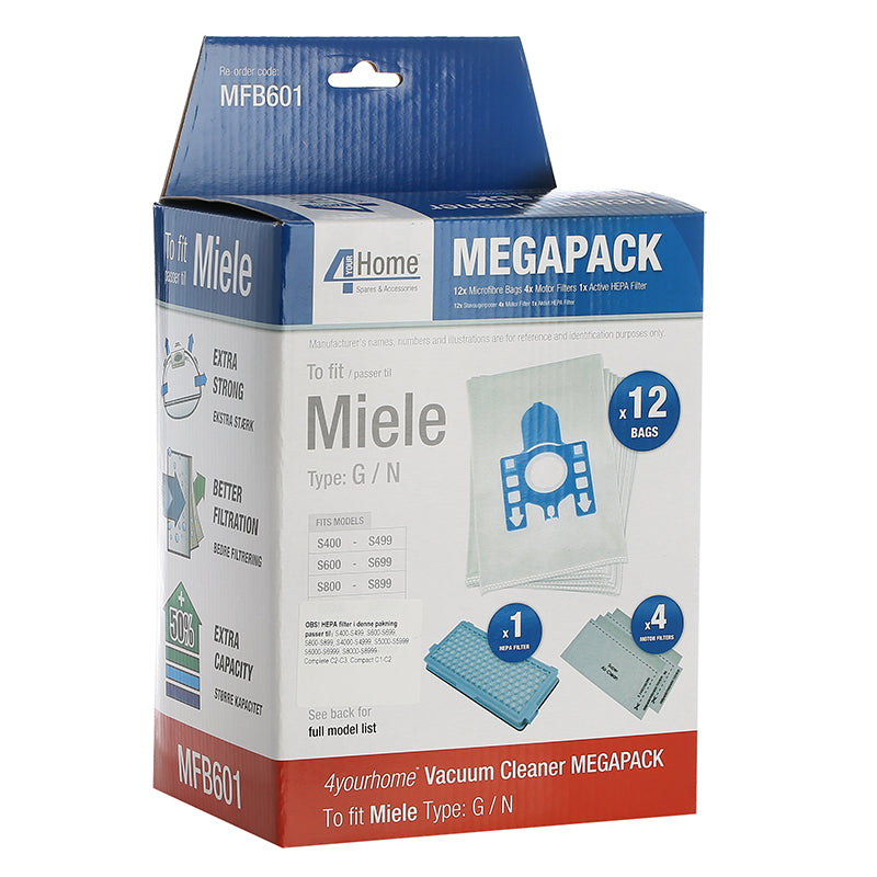 MicroFibre Bag Mega Pack For Miele GN