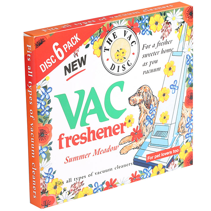 Vacuum Cleaner Air Freshener (1 x 6 Pack ) - Summer Meadow