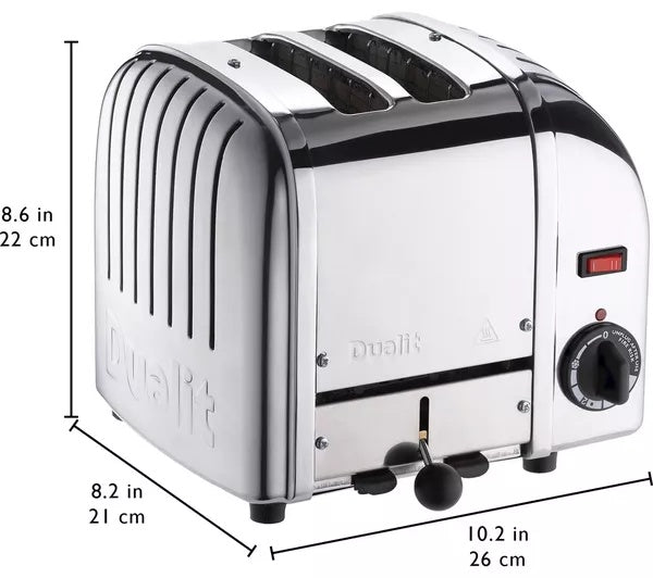 Dualit 2 Slice Polished Chrome Toaster