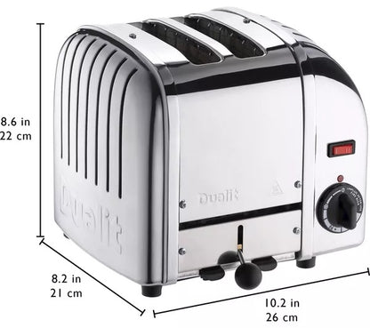 Dualit 2 Slice Polished Chrome Toaster
