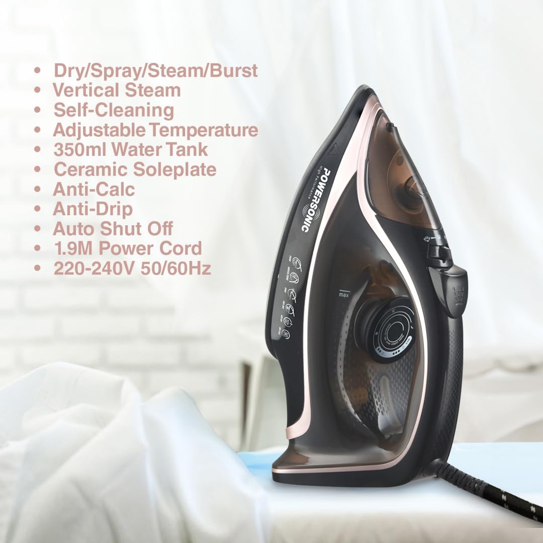 Powersonic 3200W Steam Iron