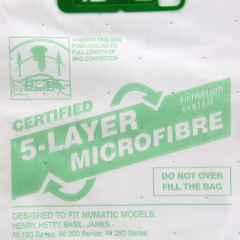Vacuum Cleaner Microfibre Bag (Pack of 20)