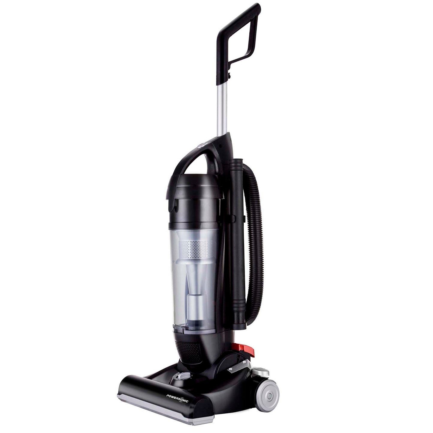 Powersonic Bagless Upright Vacuum Cleaner - Black - 800W