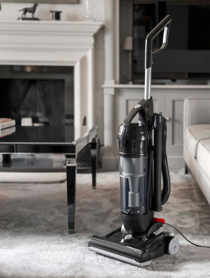 Powersonic Bagless Upright Vacuum Cleaner - Black - 800W