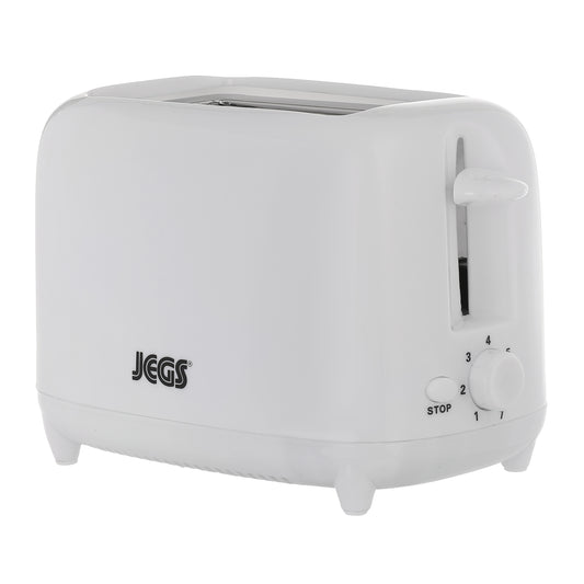 Jegs White 2 Slice Toaster