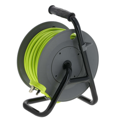 JEGS 4 Gang 13Amp 25 Metre Open Cable Reel