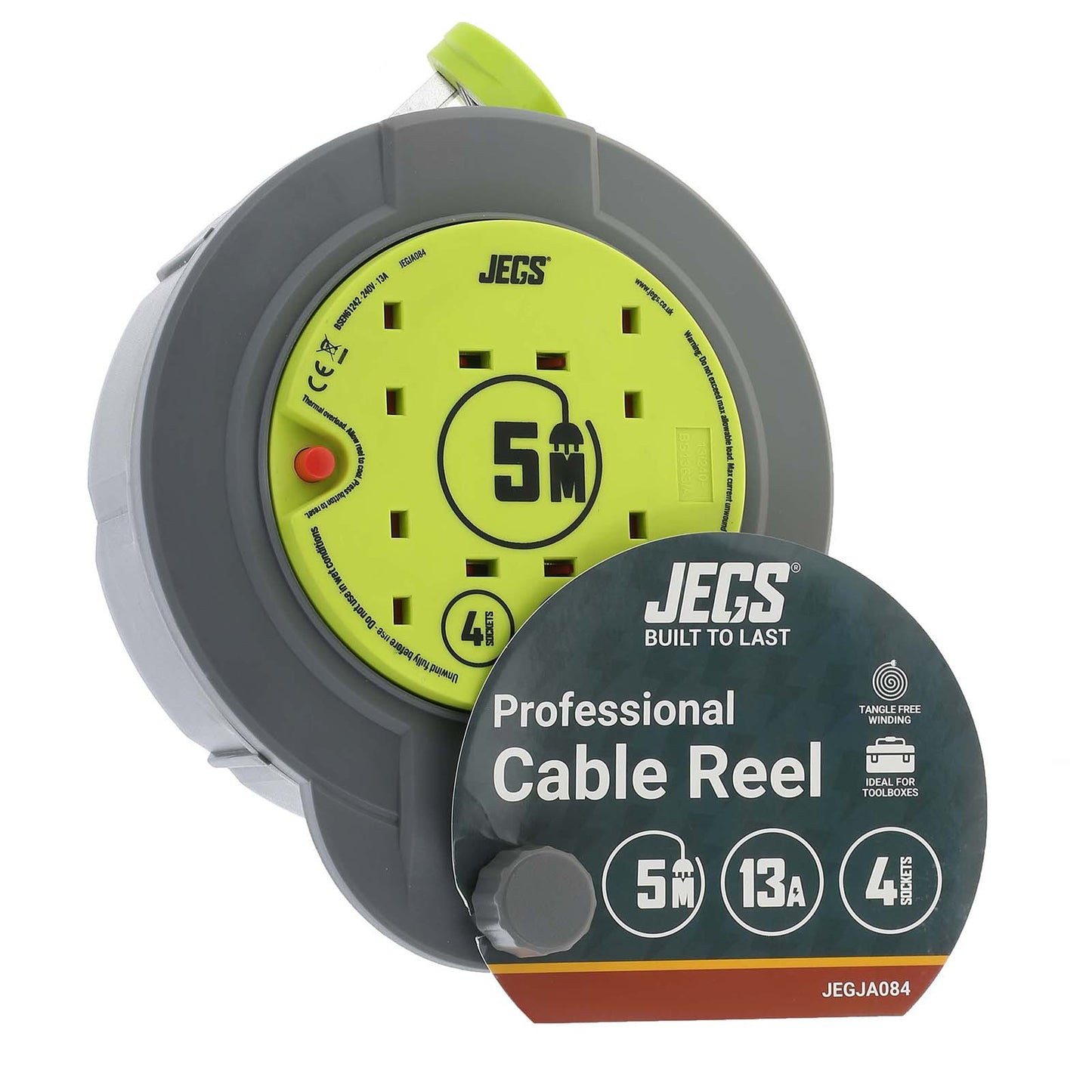 5m 4 Socket 13A Cable Reel