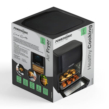 Powersonic Black 12 Litre 1800W Air Fryer