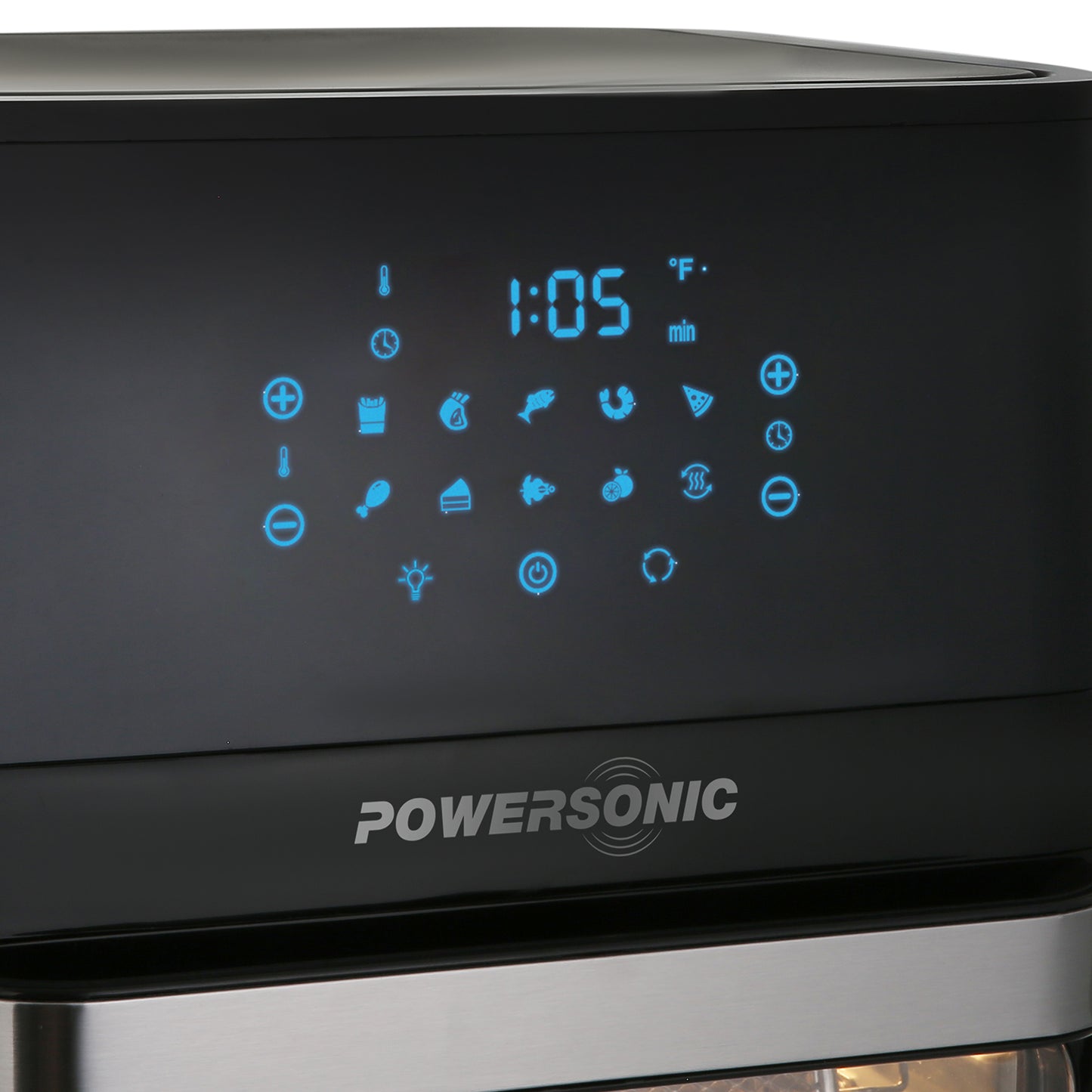 Powersonic Black 12 Litre 1800W Air Fryer