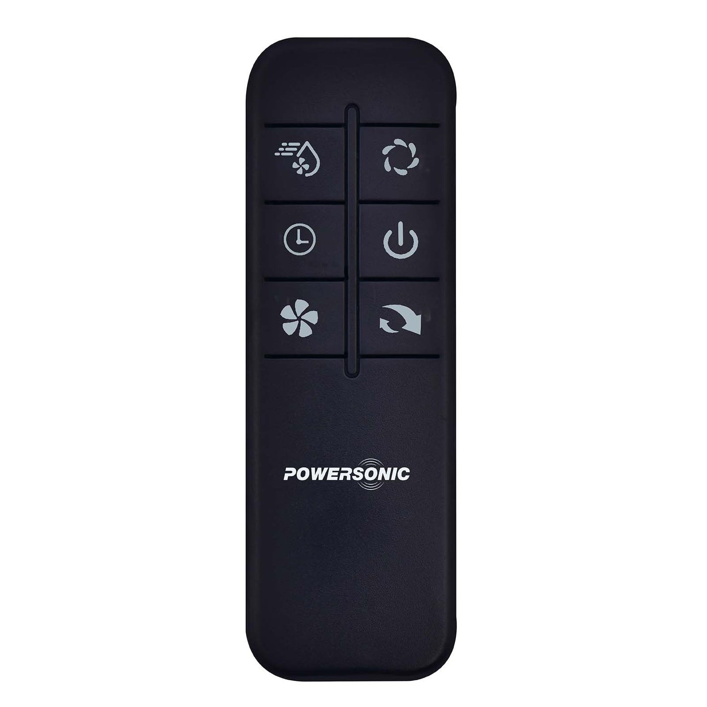 Powersonic Pedestal Oscillating Misting Fan - Black - 3 Speed