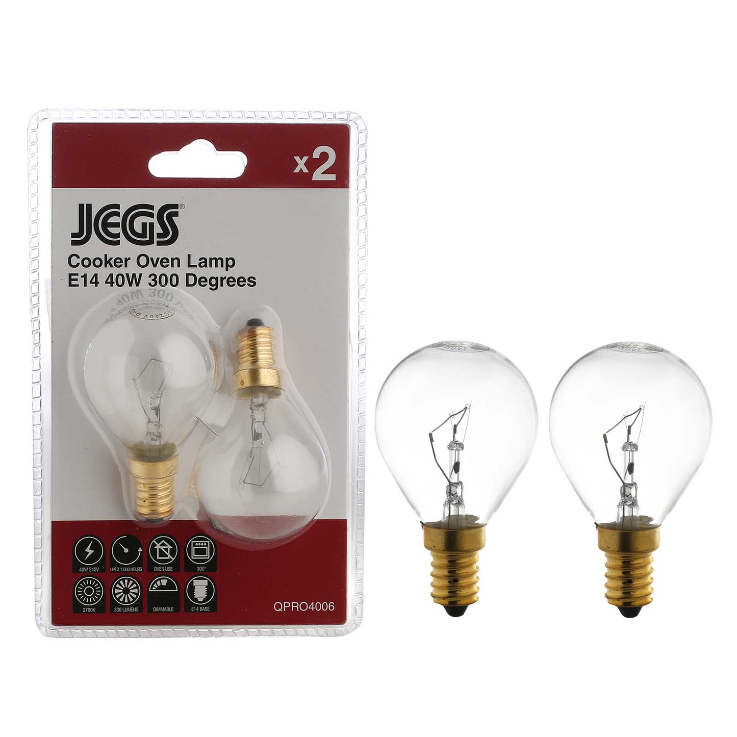 Cooker Oven Lamp Pack of 2
