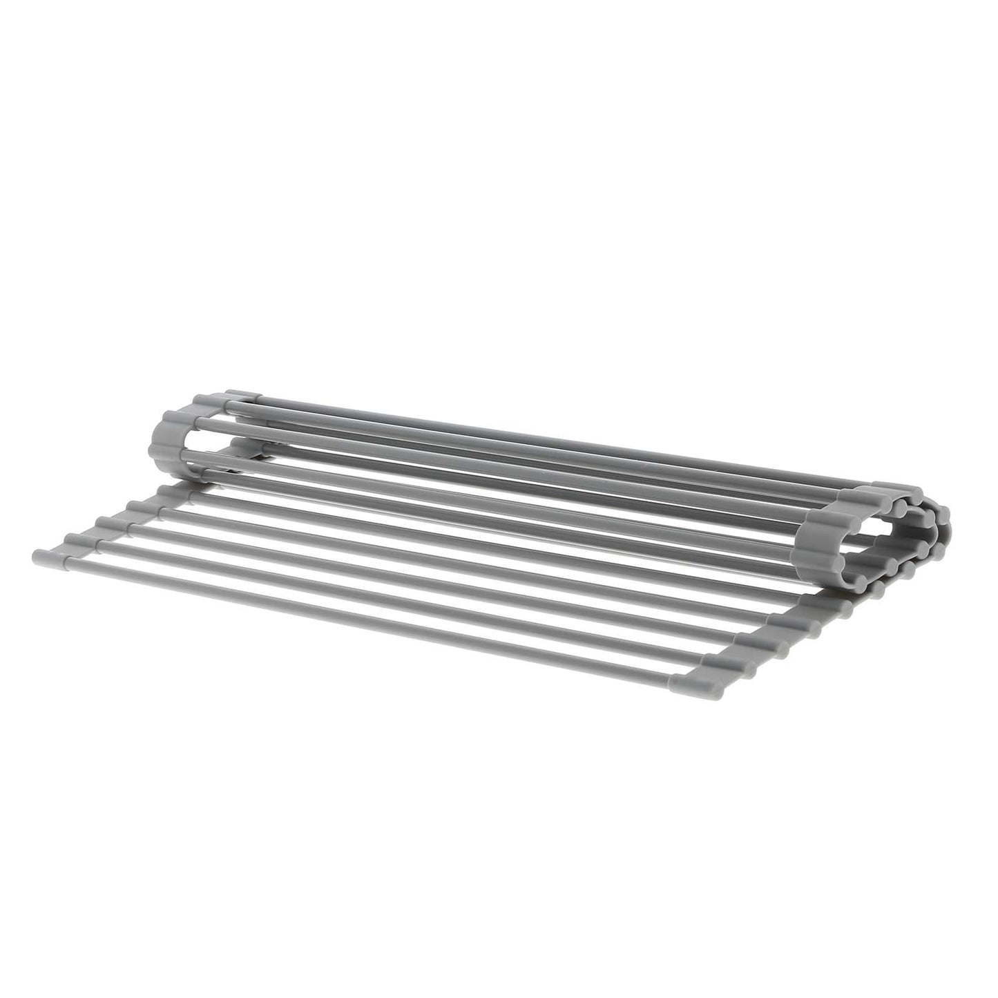 Roll Up Dish Drying Rack with Non-Slip Silicone