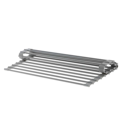 Roll Up Dish Drying Rack with Non-Slip Silicone