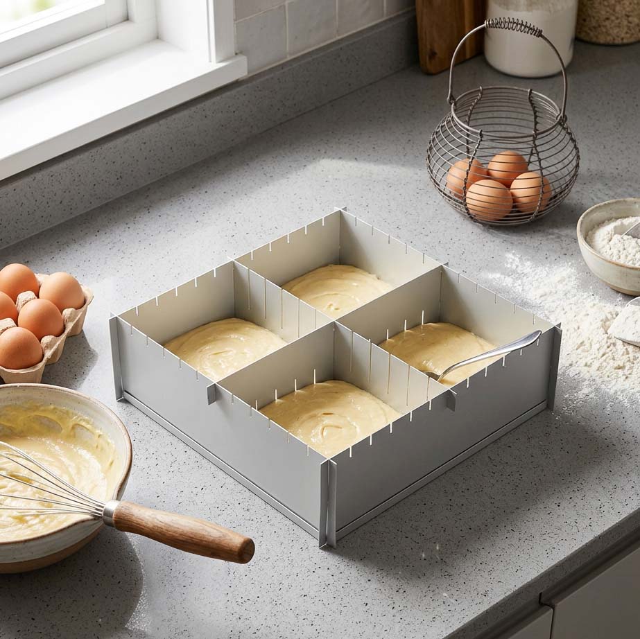 Universal Cooker Cake Pan - Adjustable - 30cm x 10cm