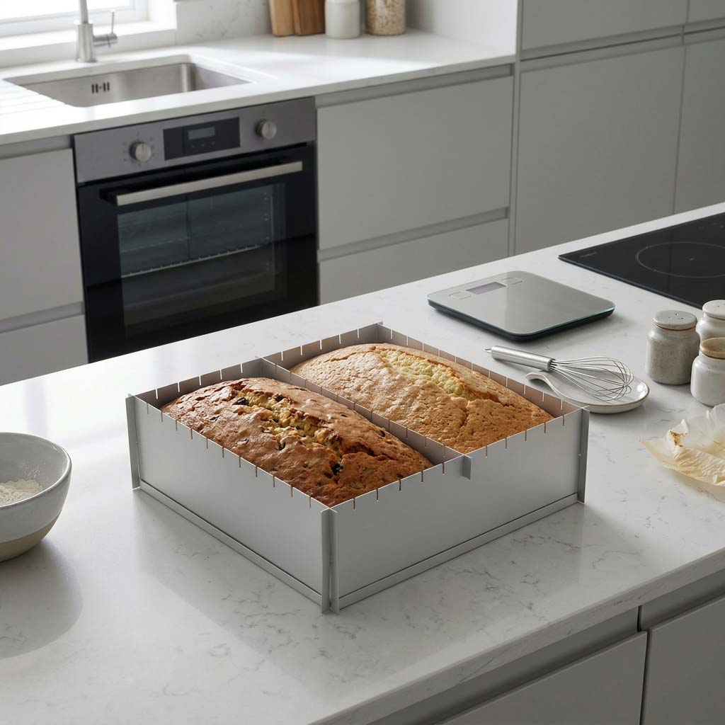 Universal Cooker Cake Pan - Adjustable - 30cm x 10cm