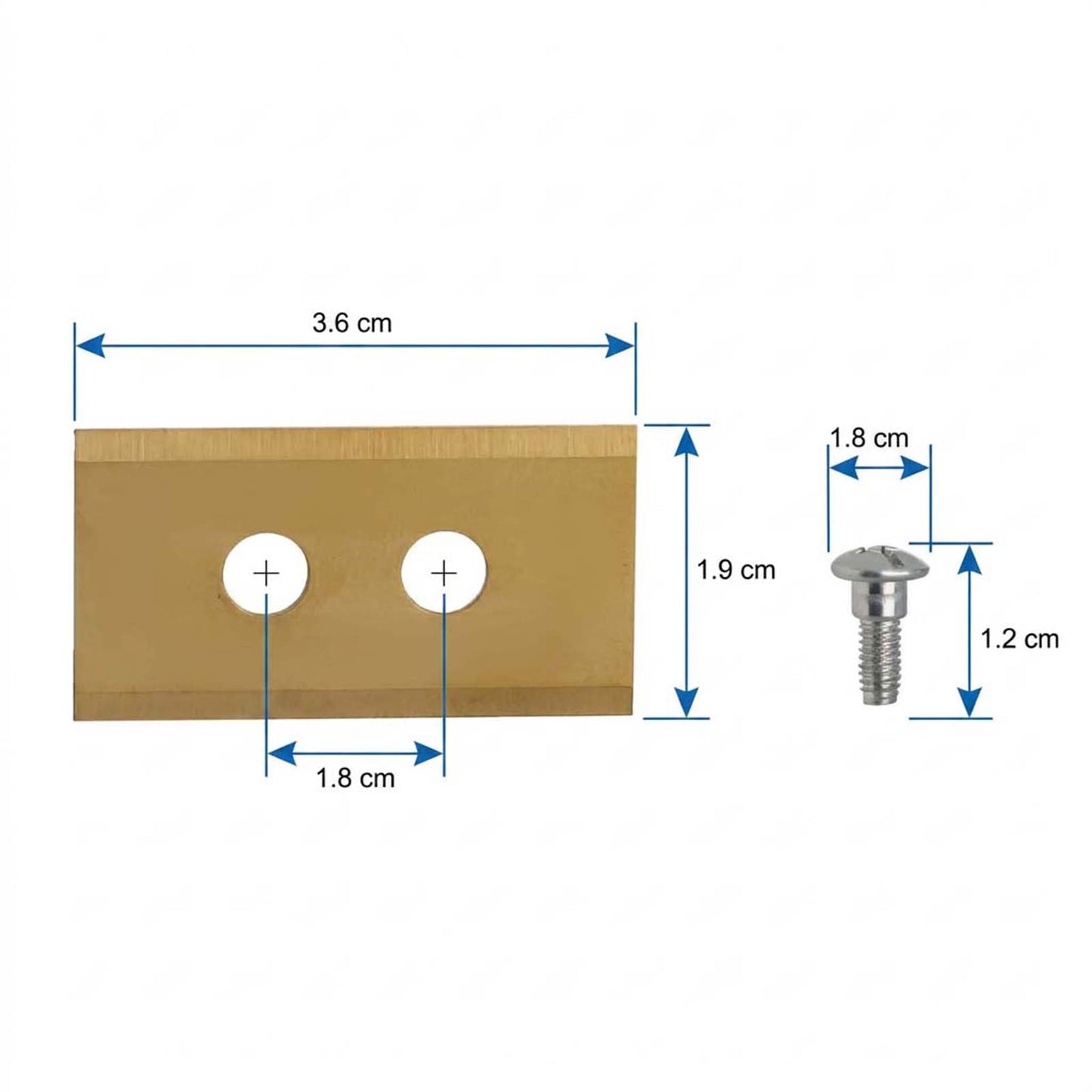 Lawn Mower Blades And Screws For Luba & Yuka