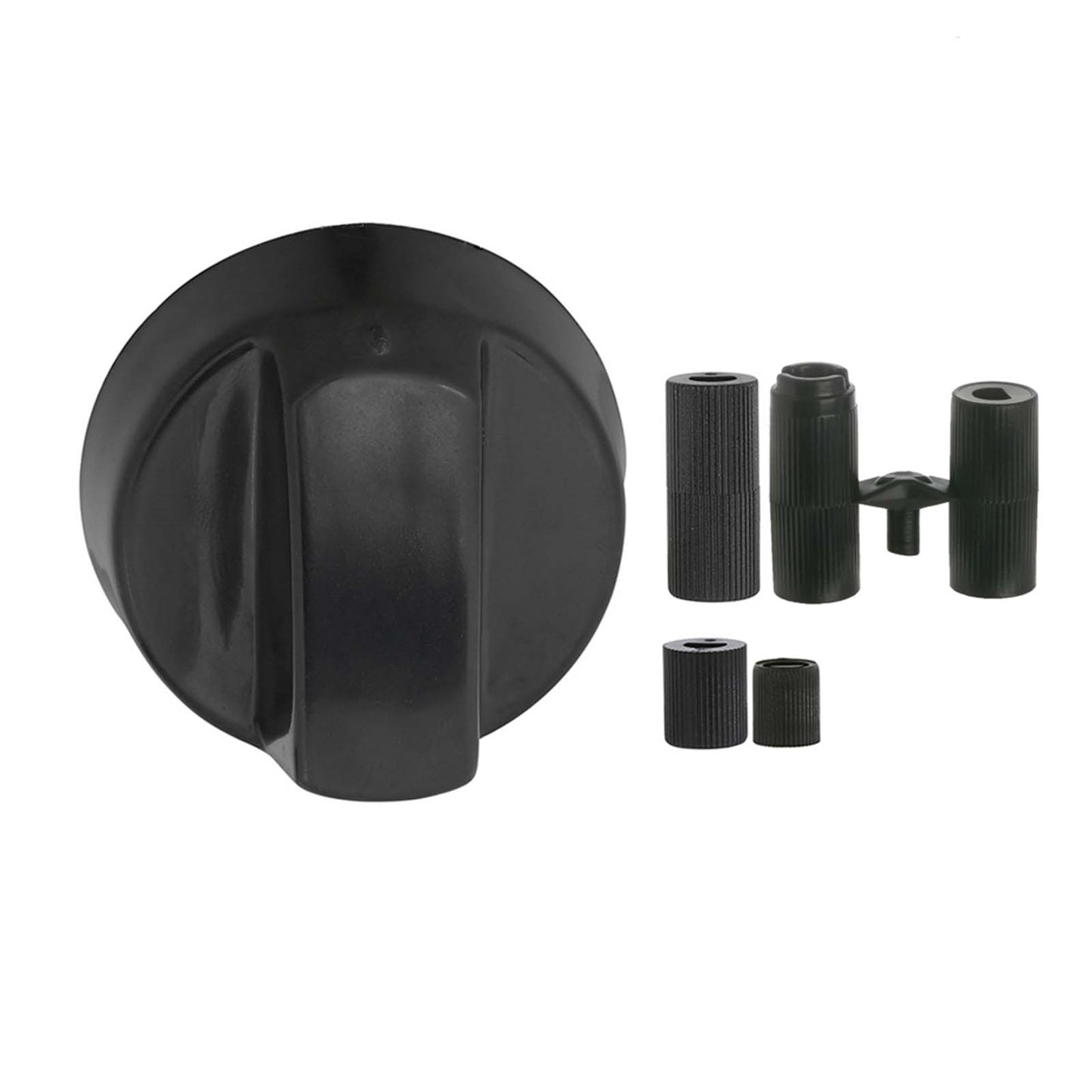 Universal Cooker Control Knob, Black Pack Of Four