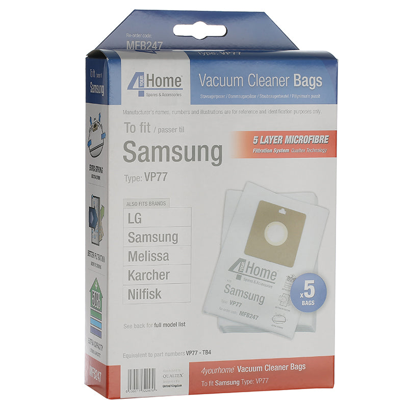 Vacuum Cleaner Microfibre Bags