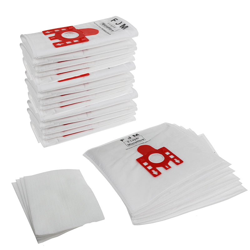 FJM Microfibre Dust Bags & Filters - Pack of 20