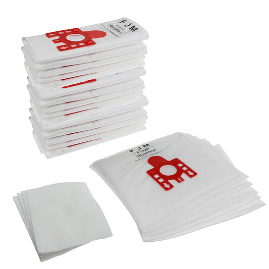 FJM Microfibre Dust Bags & Filters - Pack of 20