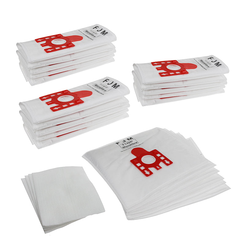 FJM Microfibre Dust Bags & Filters - Pack of 20