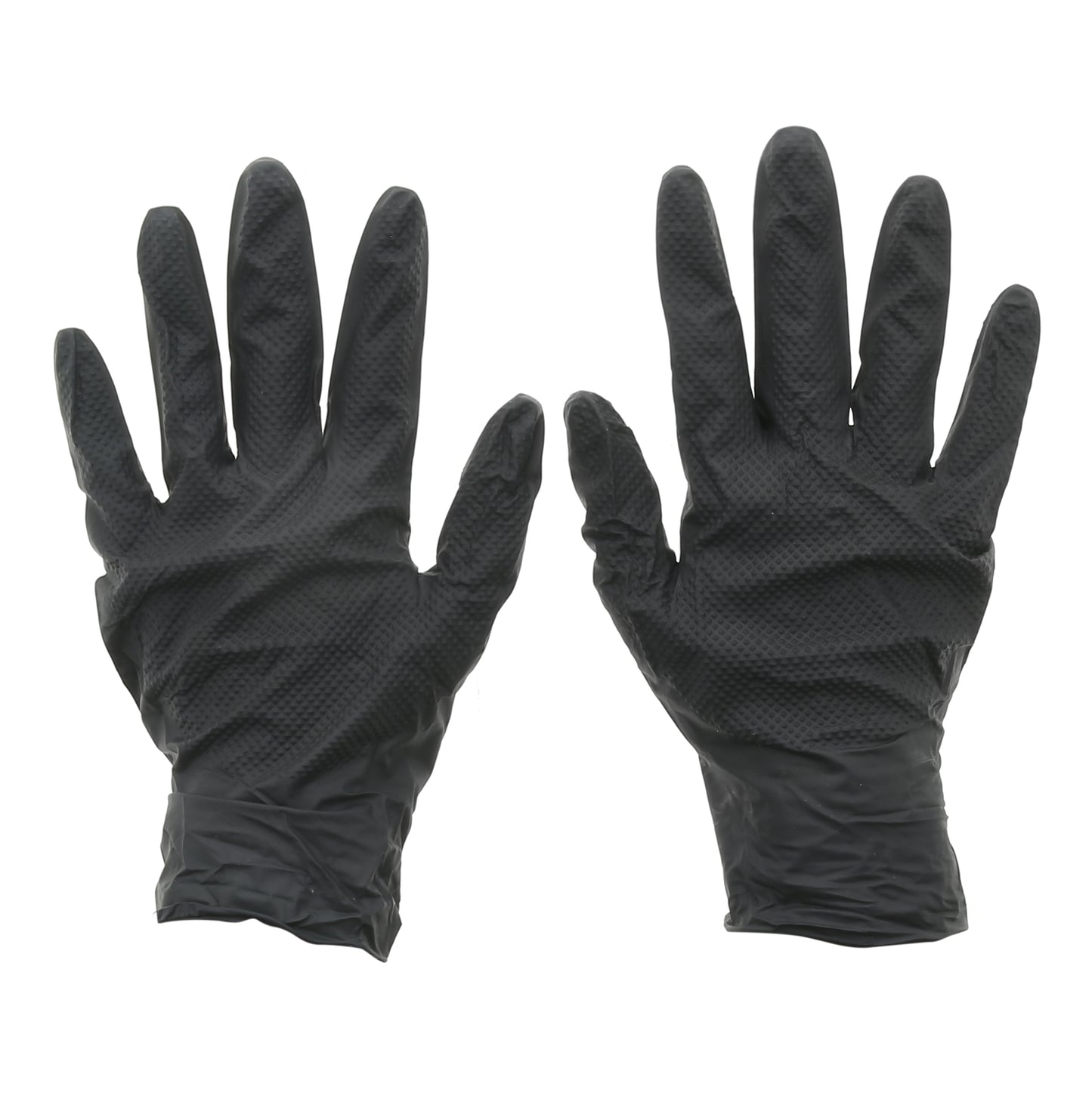 Black Non Slip Large Work Gloves - Pack of 50