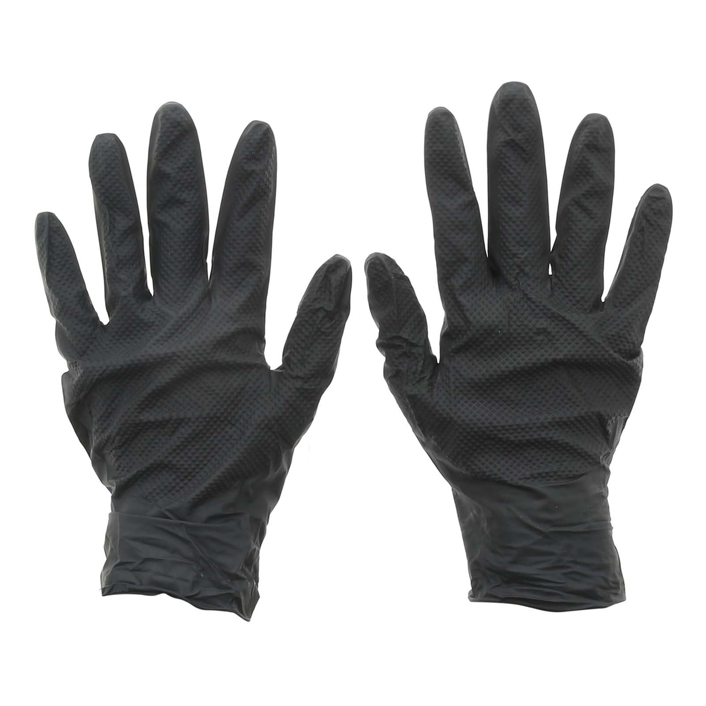 Black Non Slip Extra Large Work Gloves - Pack of 50