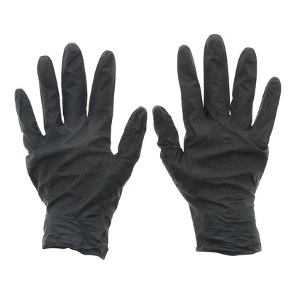 Black Non Slip Extra Large Work Gloves - Pack of 50