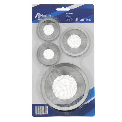 Sink Mesh Strainers Pack Of 4