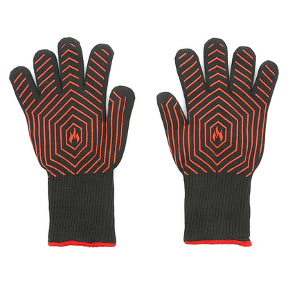 BBQ Cooker Grill Heat Resistant Gloves