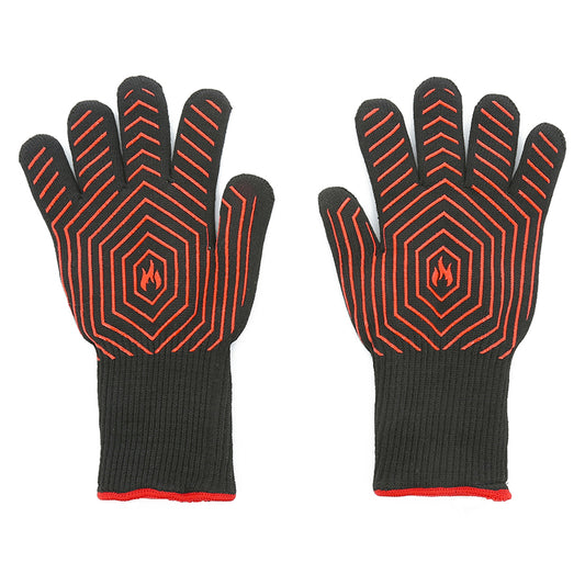 BBQ Cooker Grill Heat Resistant Gloves