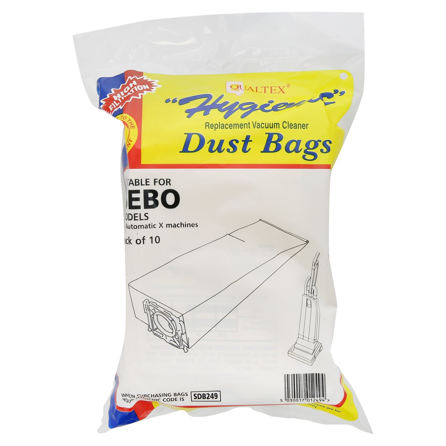 Sebo X & C Vacuum Cleaner Paper Bag