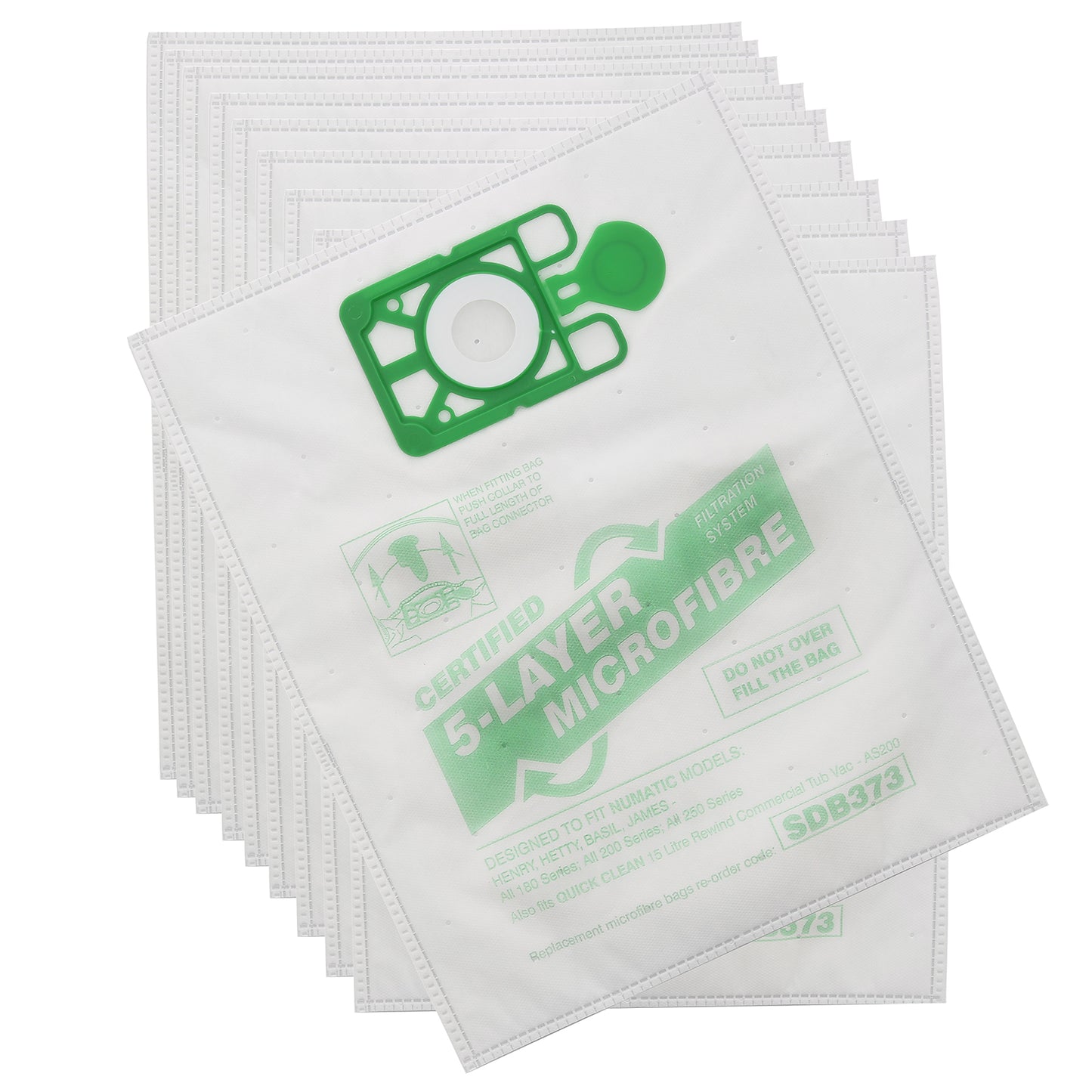 Vacuum Cleaner Microfibre Bag (Pack of 10)