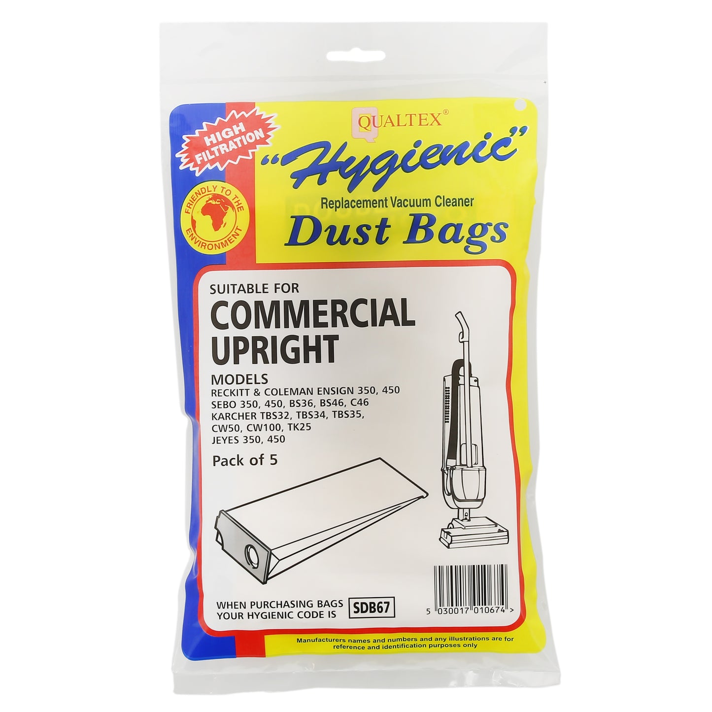 Sebo BS36 BS46 Vacuum Cleaner Paper Bags