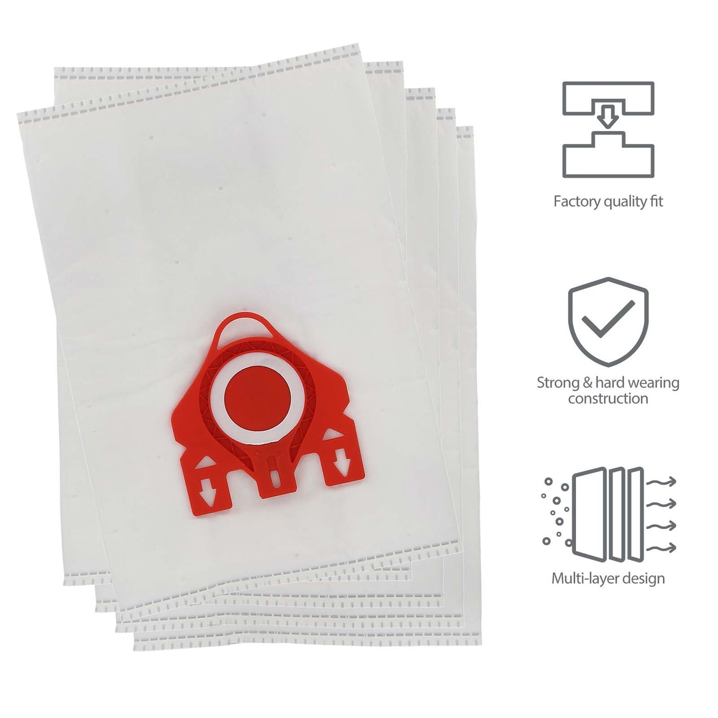 Vacspare Microfibre Bag - FJM (Pack of 5)