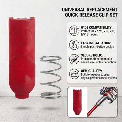 Dyson V7 V8 V10 V11 V15 Vacuum Cleaner Quick Release Wand Clip