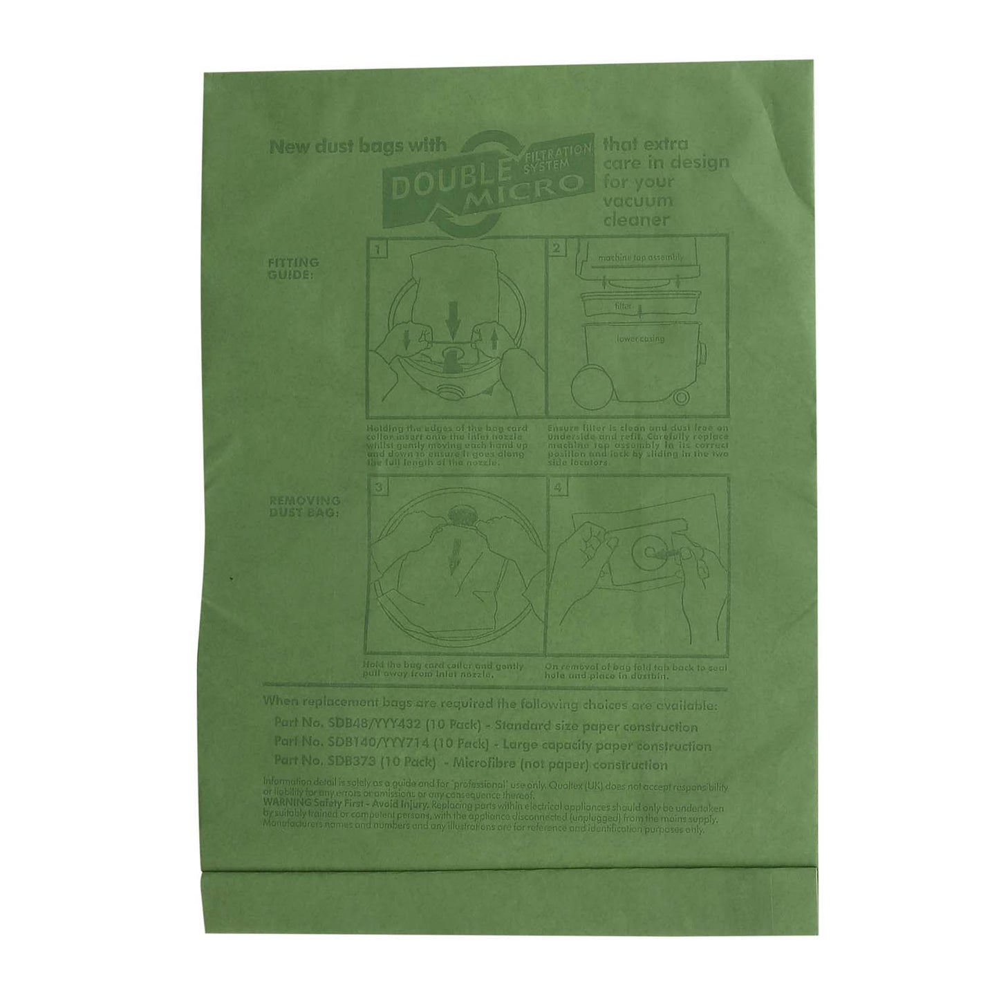 PAPER BAGS NUMATIC 1B/1C X 10