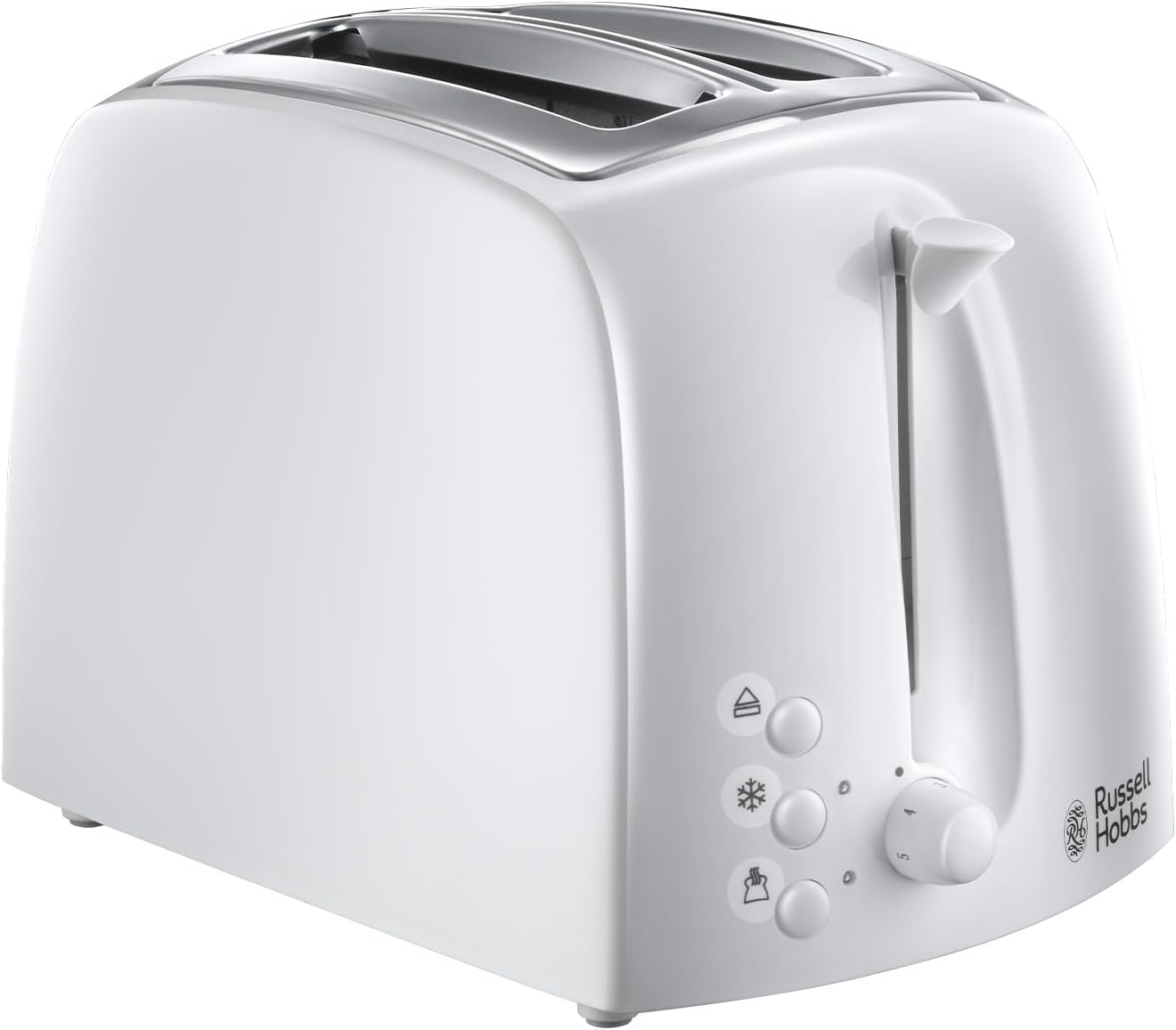Russell Hobbs Textures 2 Slice Toaster White