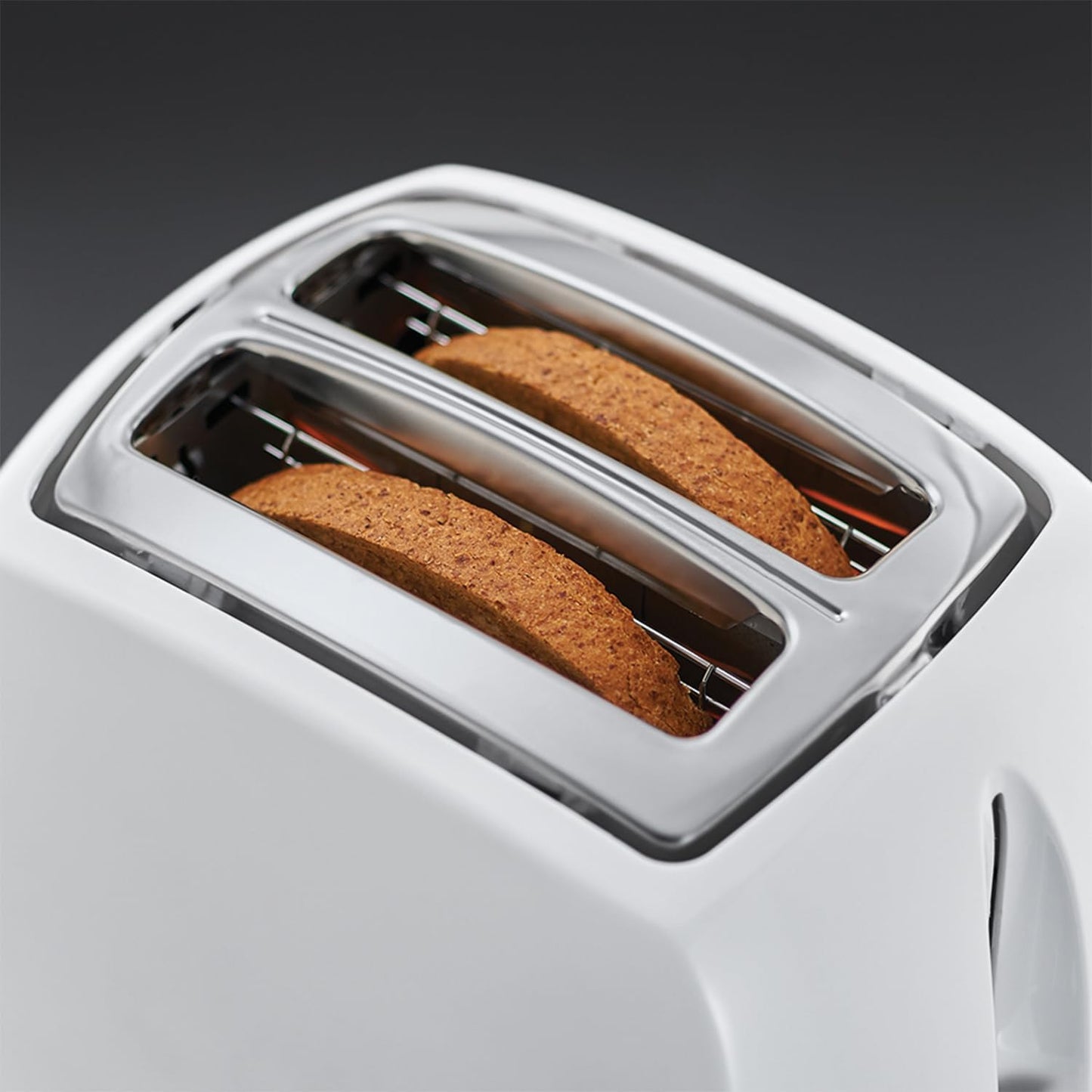 Russell Hobbs Textures 2 Slice Toaster White