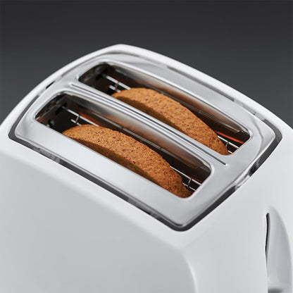 Russell Hobbs Textures 2 Slice Toaster White