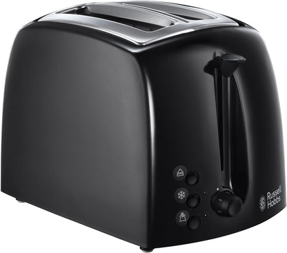 Russell Hobbs Textures 2 Slice Toaster Black