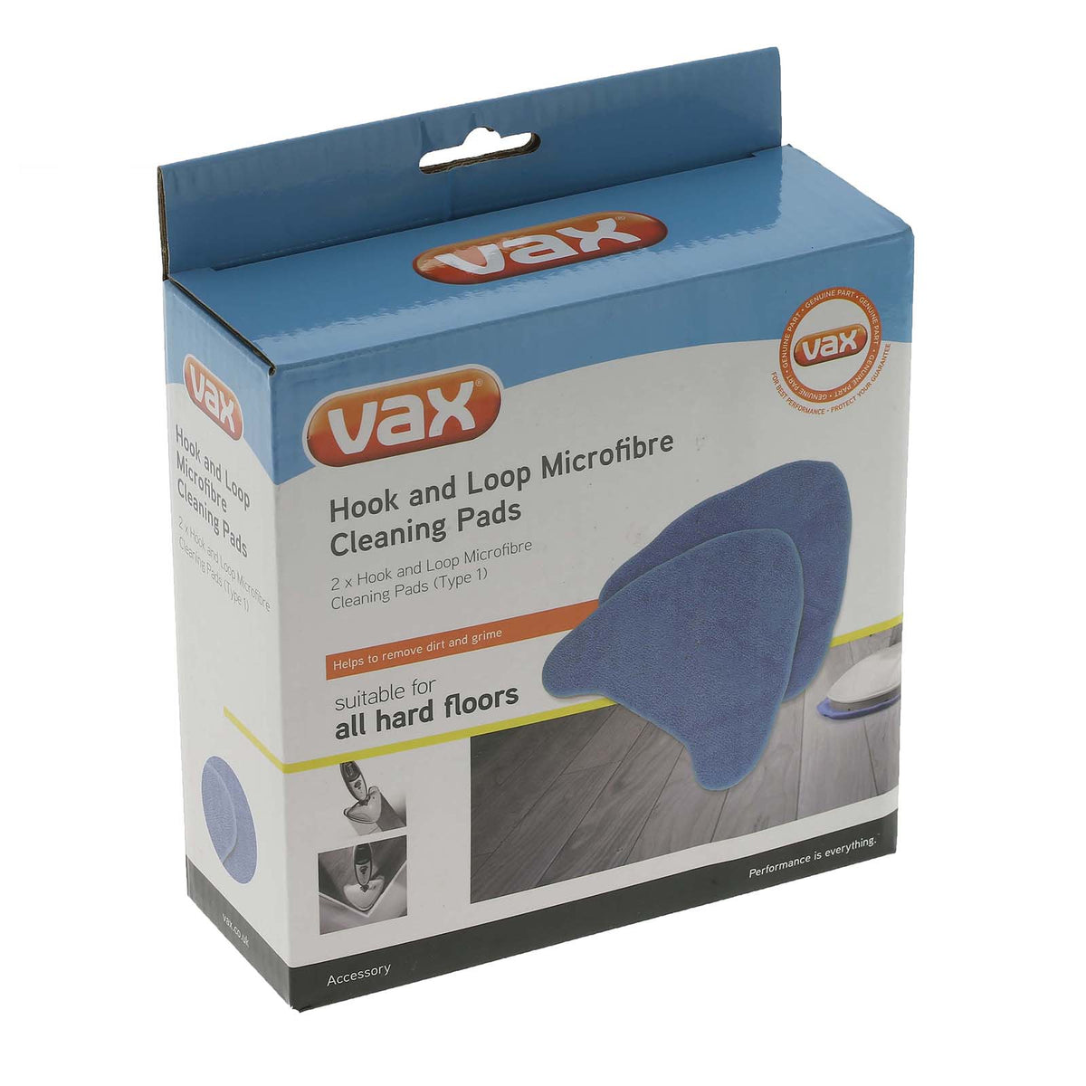 Vax Microfibre Cleaning Pads x2 (Type 1)