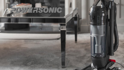 Powersonic Bagless Upright Vacuum Cleaner - Black - 800W
