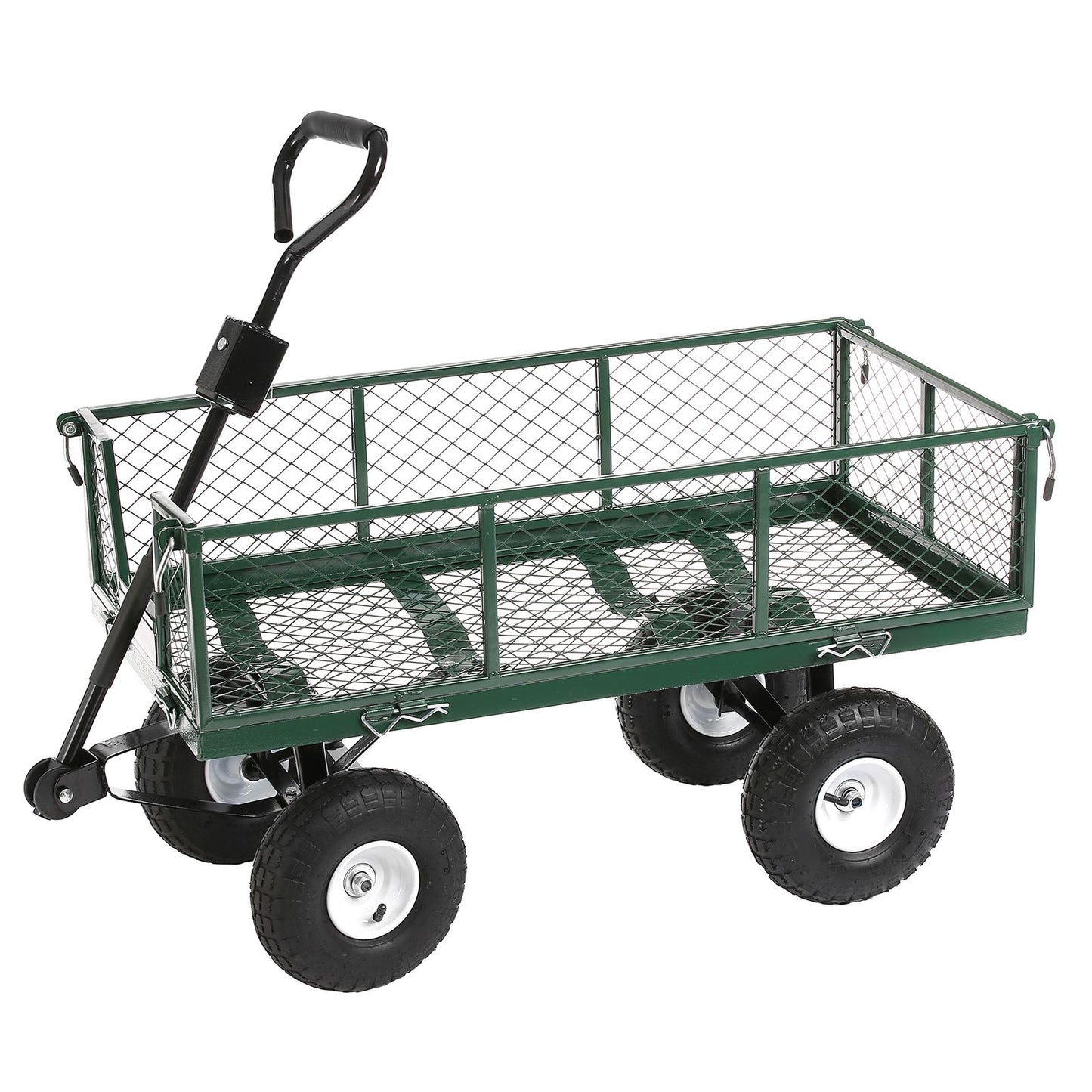 Large Heavy Duty Garden Trolley with Collection Bag