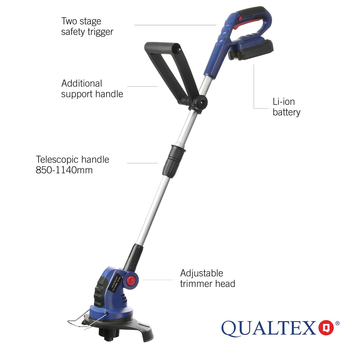 Cordless Telescopic Trimmer 24v